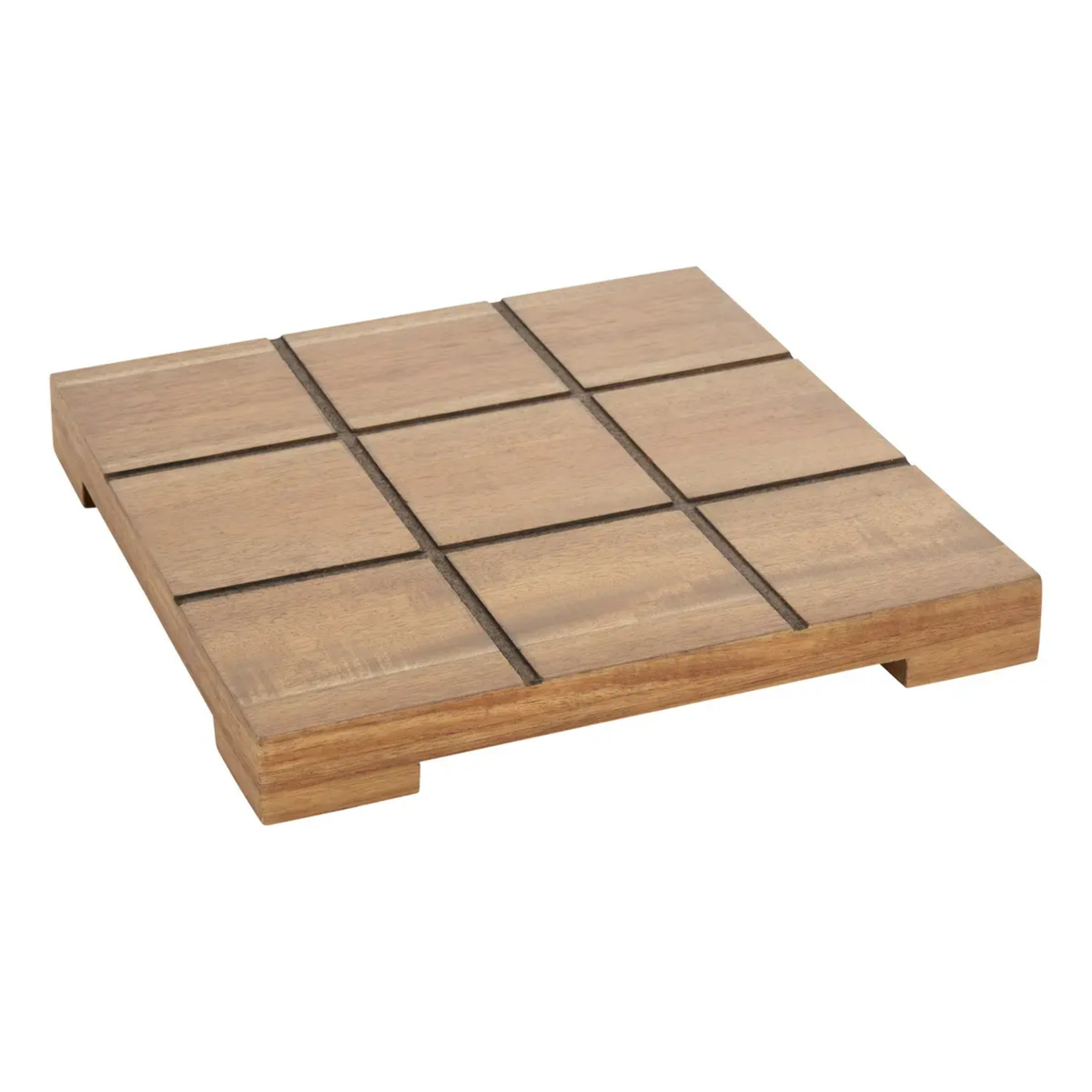 Morpion Ivané 27x27cm beige