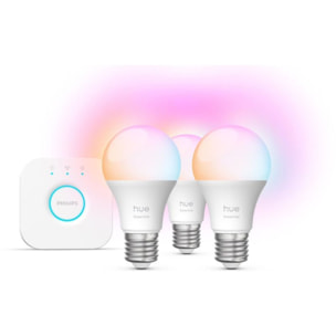 Pack PHILIPS HUE Essential-3/E27 White&Color A.+pont v2