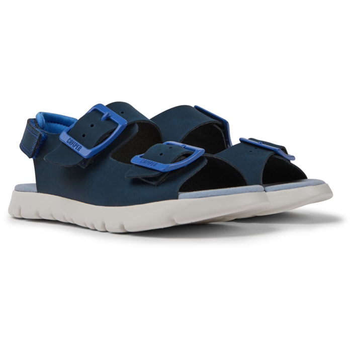 Sandalias - CAMPER Oruga - Azul - Cuero liso