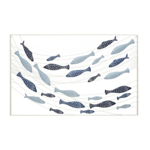 PANNELLO DA MURO PESCI CM 96,5X1,5X61