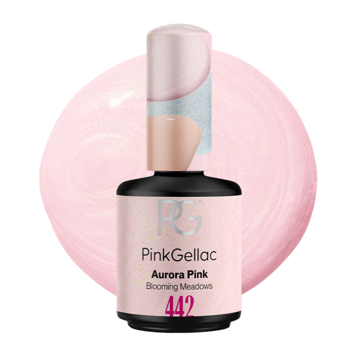 Vernis semi-permanent - 442 Aurora Pink - 15 ml