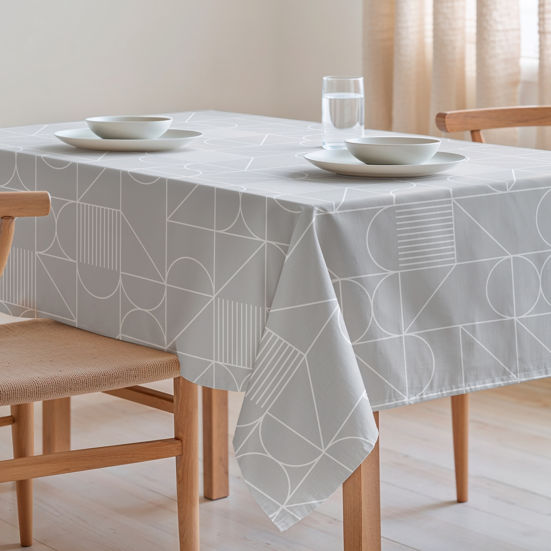 Nappe imprimée anti-tâches GORGIA PERLA