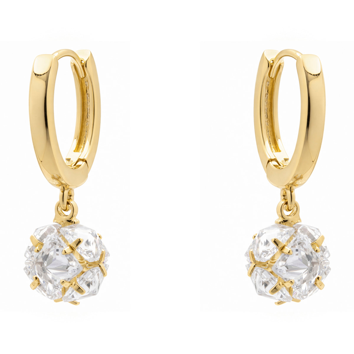 Pendientes Monrus acabado oro amarillo 18k