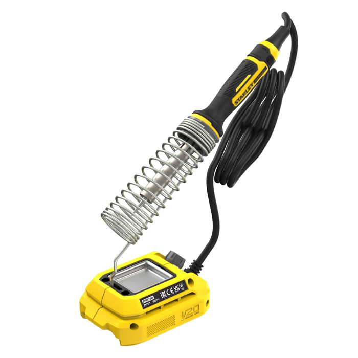 STANLEY FATMAX V20 Fer à souder 18V Sans Batterie SFMCE040B-XJ