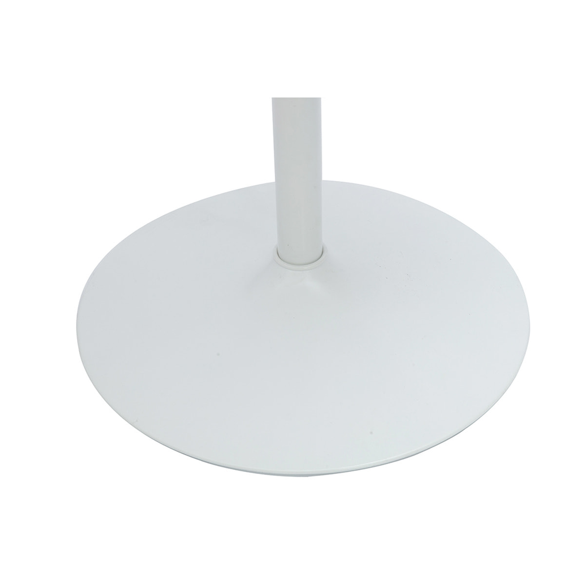 Table à manger design ronde blanche D90 cm CALISTA