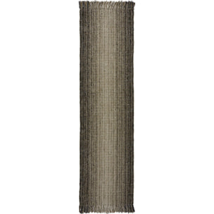 Tapis en jute de couloir OMBRE Gris
