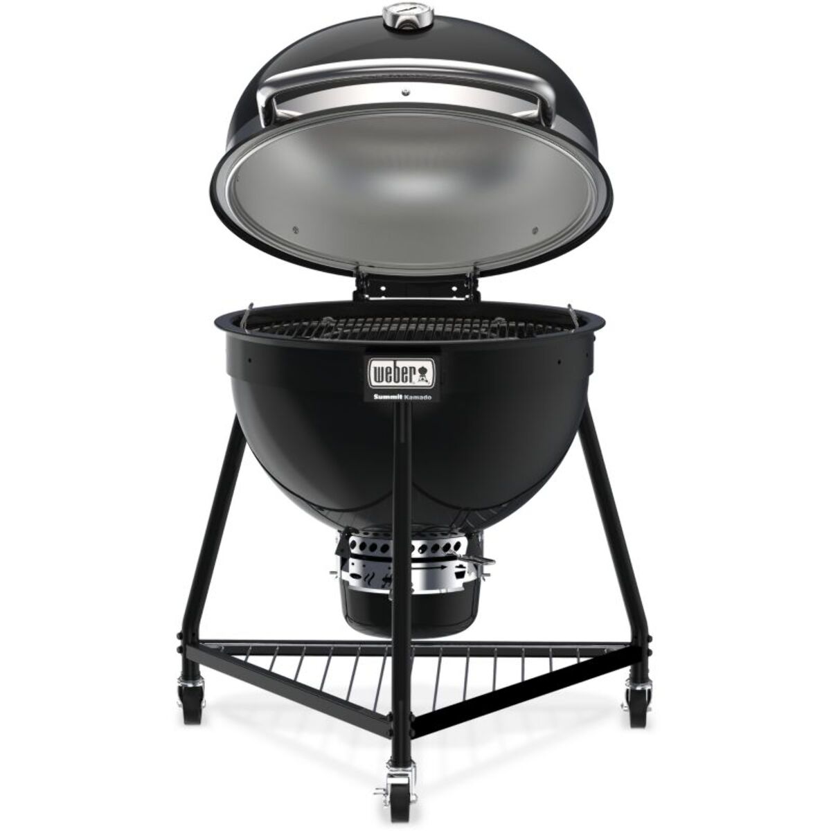 Kamado WEBER Summit E6 black sur pieds 61 cm