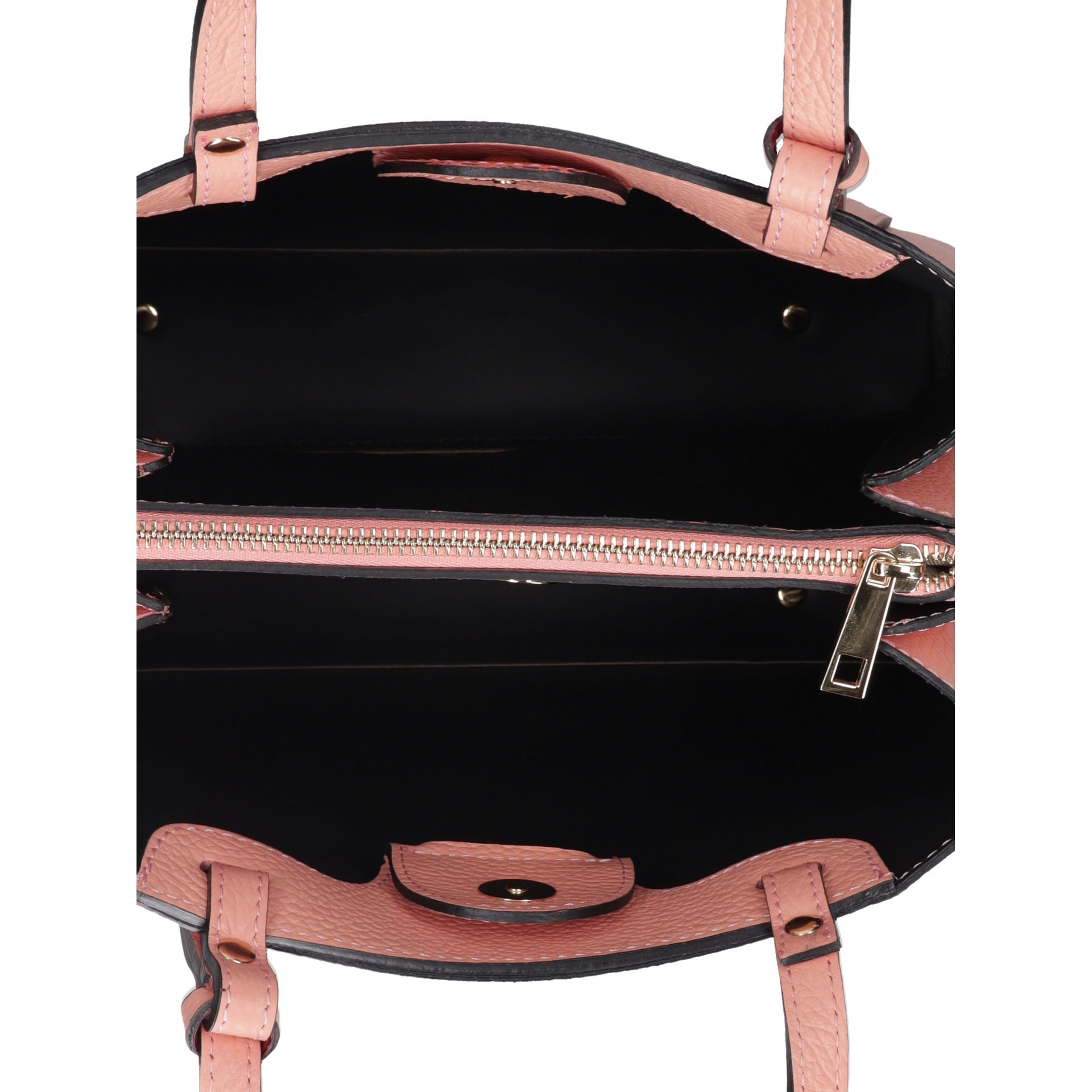 Borsa a mano da donna Made in Italy - Modello Novara Ultra - 100% pelle - 28.0 x 21.0 x 12.0 cm