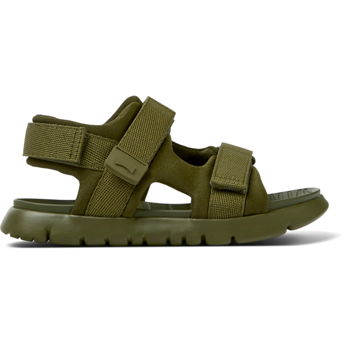 Sandalias - CAMPER Oruga - Verde - Textil técnico (poliéster reciclado)