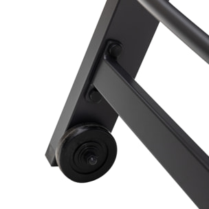 Bain de soleil BARBADOS en textilène vert d'eau - aluminium anthracite