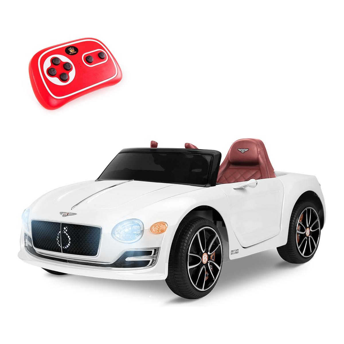 Coche de bateria BENTLEY BLANCO vehículo eléctrico infantil 12V 3 años