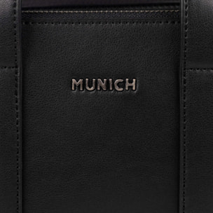 Bolso Crossbody Tote Negro con Charms y Doble Asa CHARMS CROSSBODY TOTE BLACK