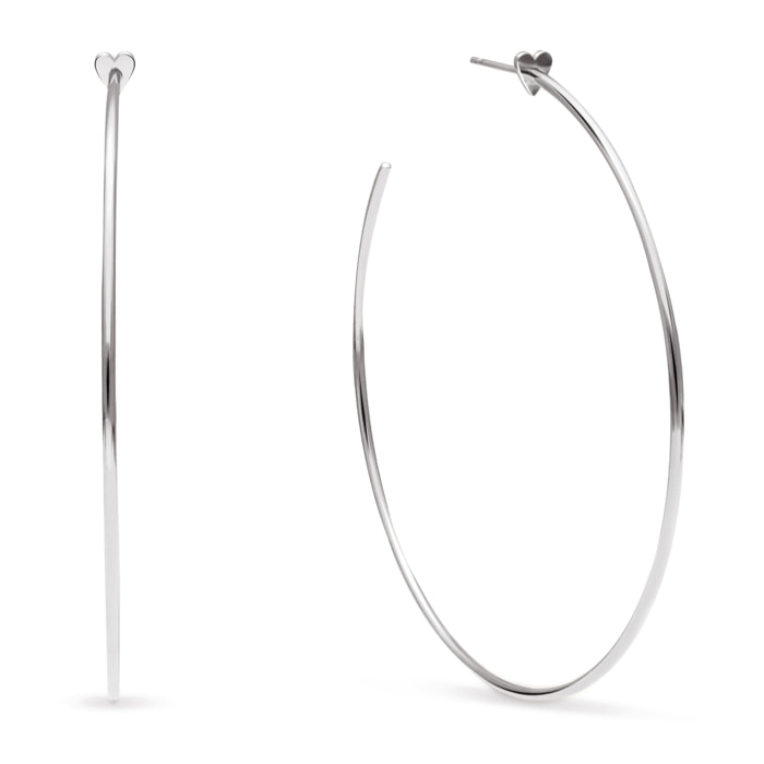 Orecchini Ankara Heart XL Acier