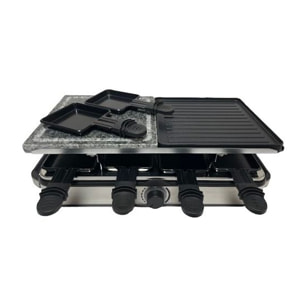 Raclette ESSENTIELB ERGP7 8 personnes Grill + Pierre