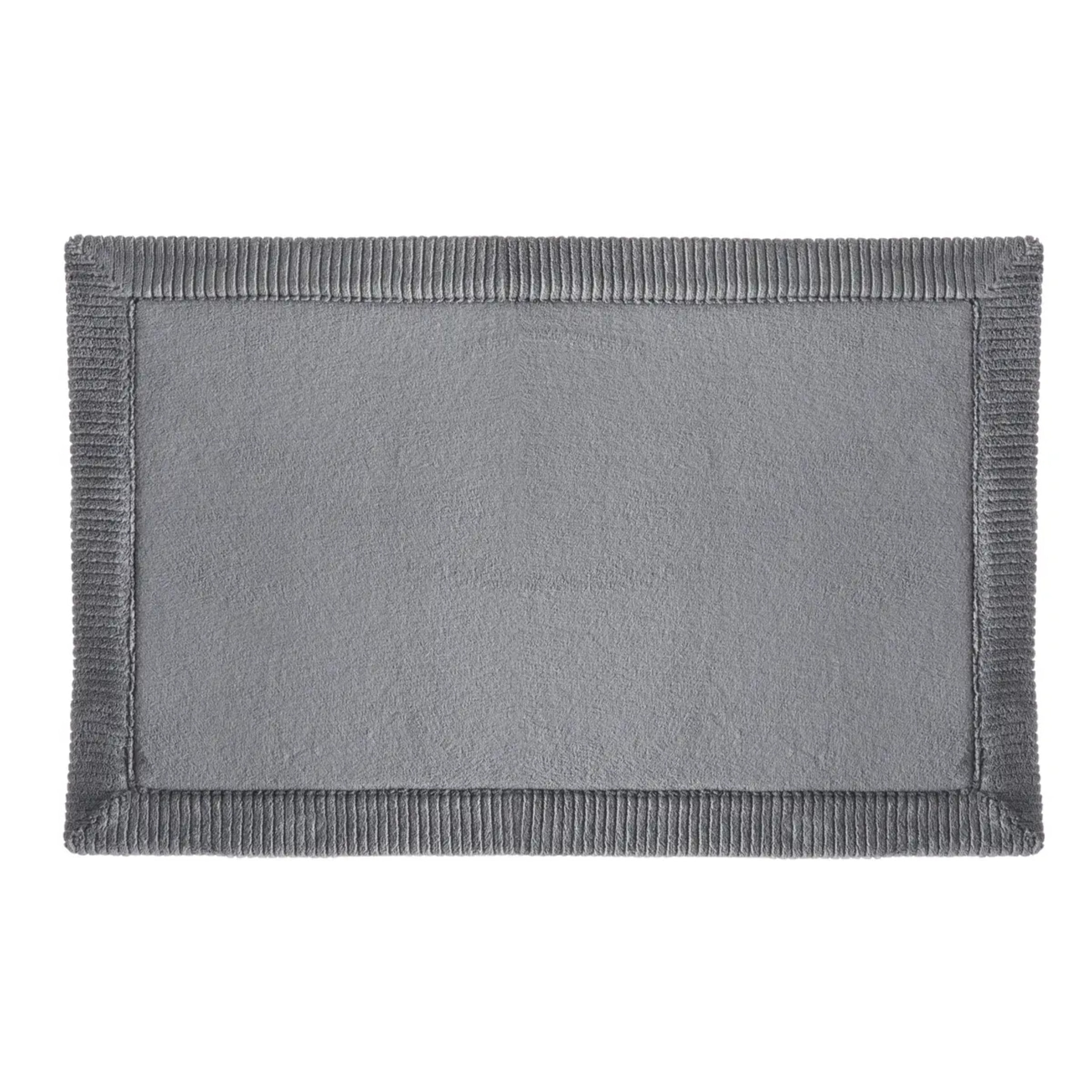 Tapis de bain 80x50 cm Gris anthracite Modern Color