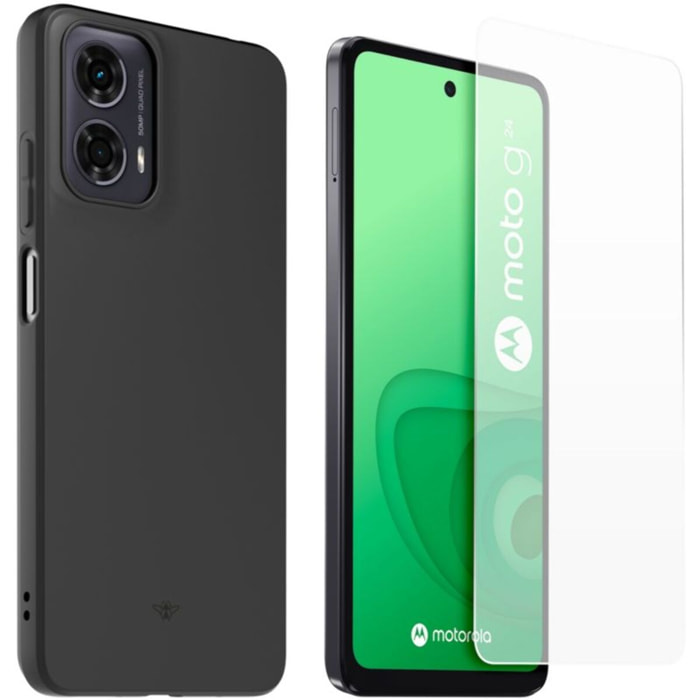 Coque CASR Moto G24/G04/E14 coque + Verre trempé