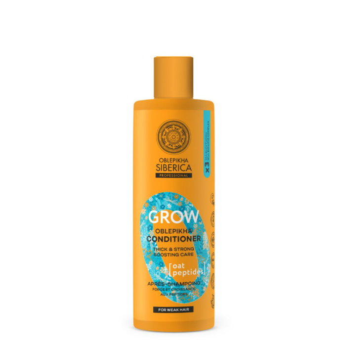 Oblepikha_O Grow - Après-Shampoing Force et Croissance à l'argousier Cheveux Mous 400ml