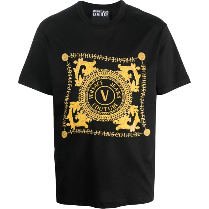 Versace Jeans Couture Camiseta de algodón orgánico con logo de Versace Jeans Couture.