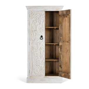 Armario de Madera de Mango 90 Cm Estilo Mediterráneo Moderno