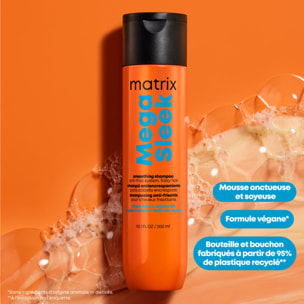 Mega Sleek - Shampooing Anti-Frisottis sans Sulfate 300 ml