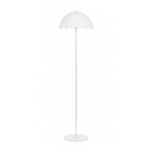 Lampadaire en métal blanc H142 cm - Flow