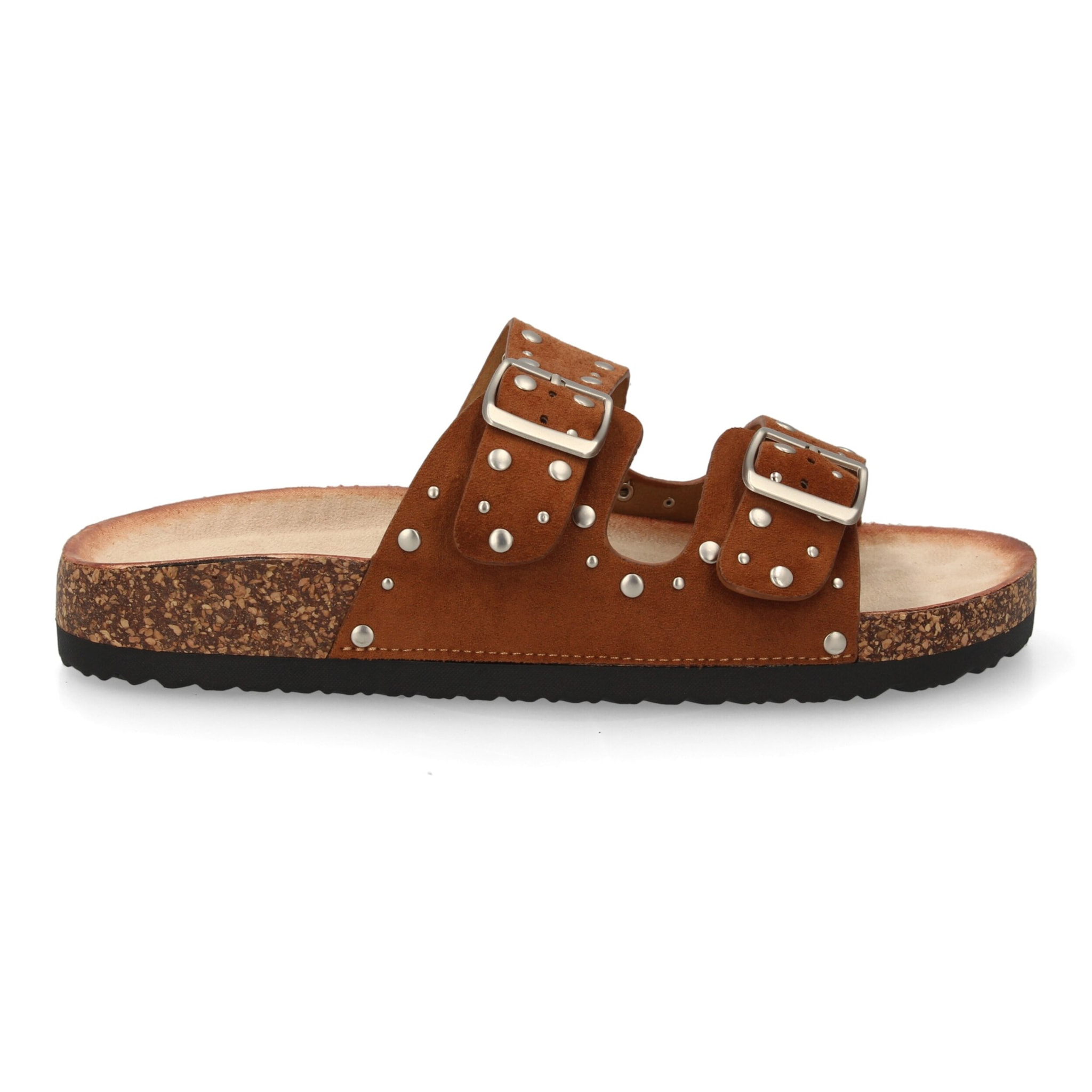 Sandalia bio mujer cómoda con tachuelas