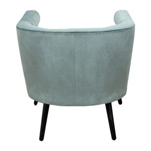 Fauteuil Amelia Velours Vert