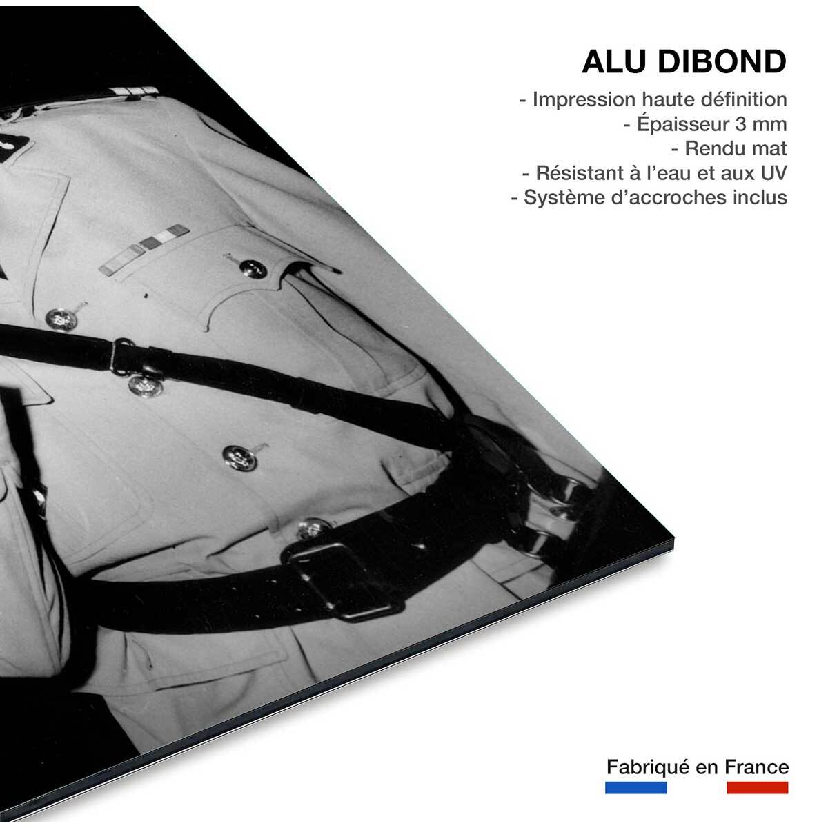 Tableau louis de funes en 1971 Tableau alu Dibond