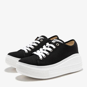 Black / White Rider Platform Sneakers