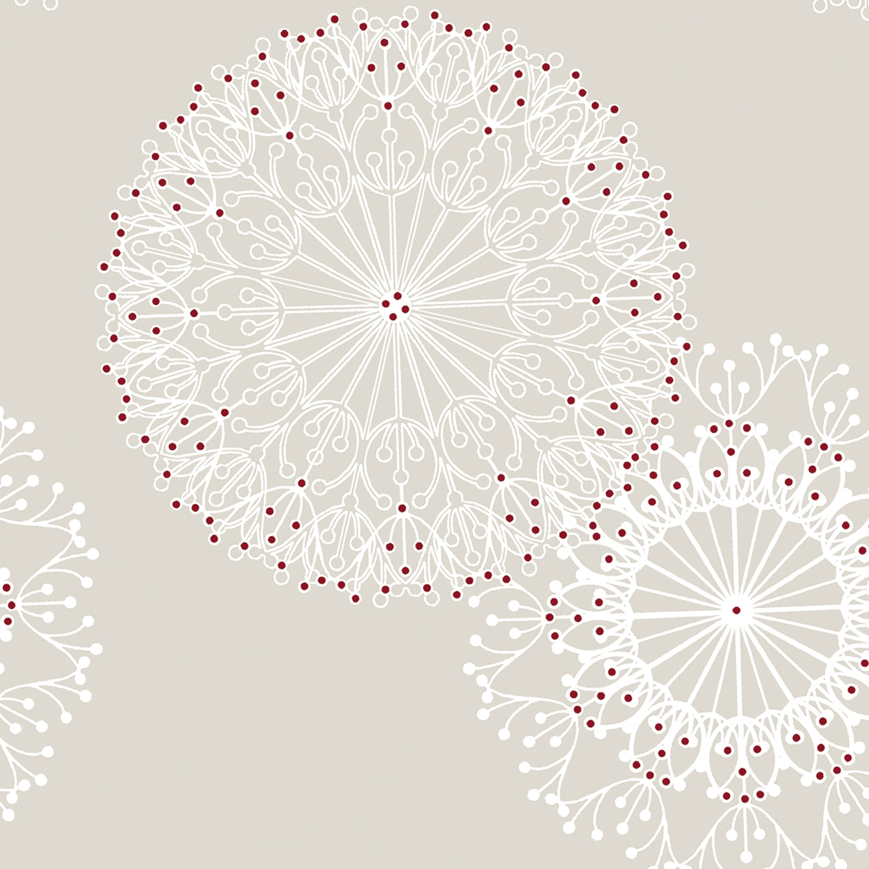 Tissu enduit cleome - Blanc