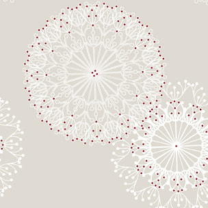 Tissu enduit cleome - Blanc