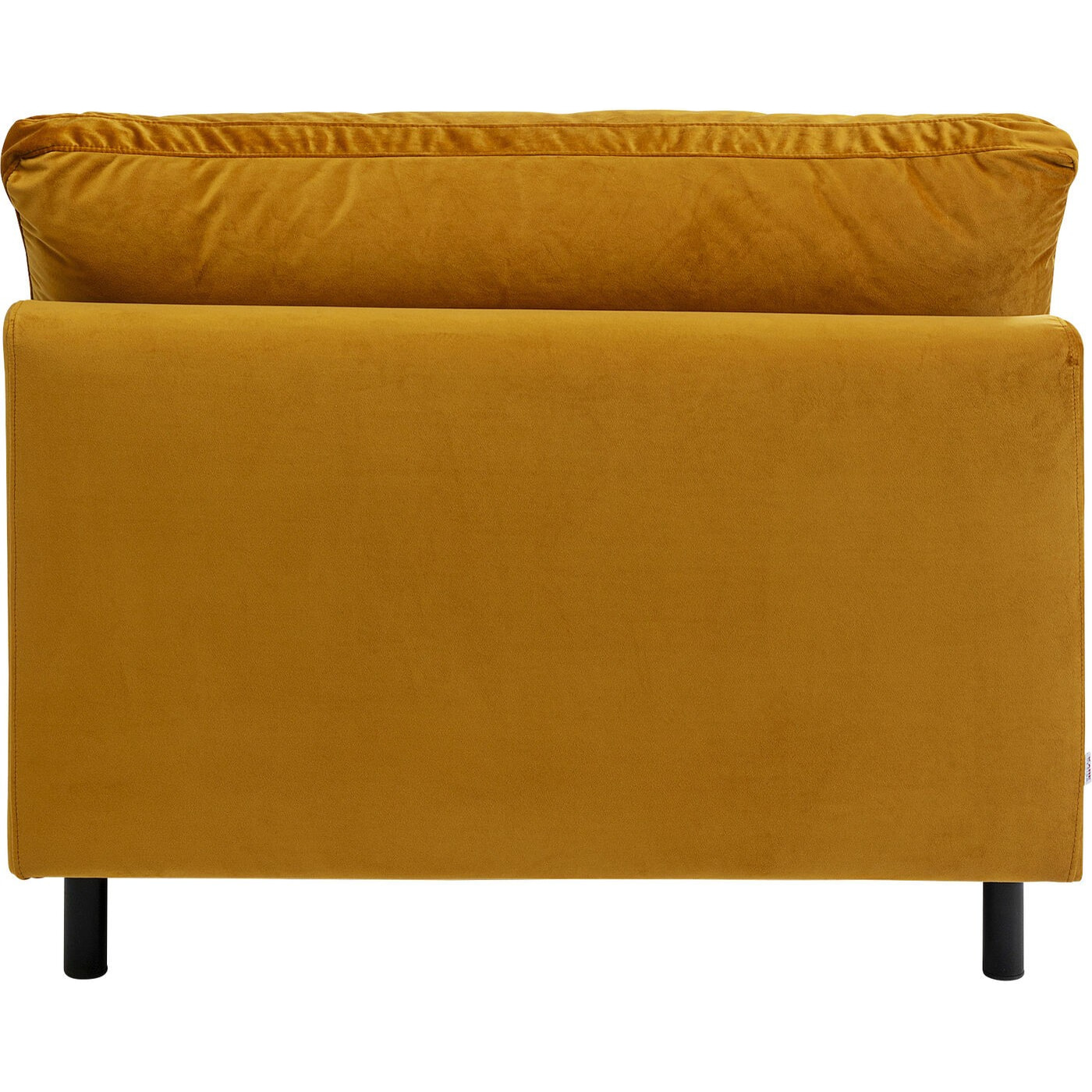 Fauteuil Discovery velours ocre Kare Design