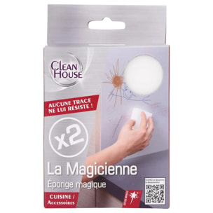 Lot de 2 éponges magiques