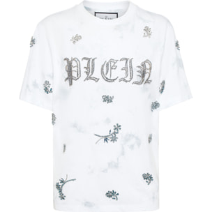 PHILIPP PLEIN Camiseta Hombre Fit FLOWERS