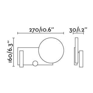 KLEE Aplique derecho gris con lector