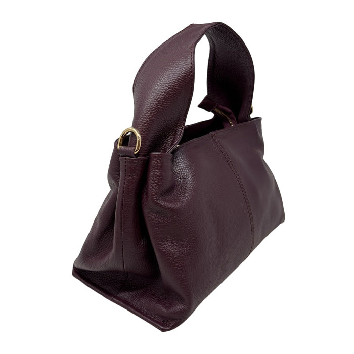 Borsa a Mano in Vera Pelle Dollaro Made in Italy