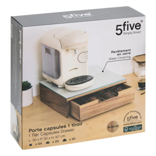 Porte-capsules Acacia 56 capsules