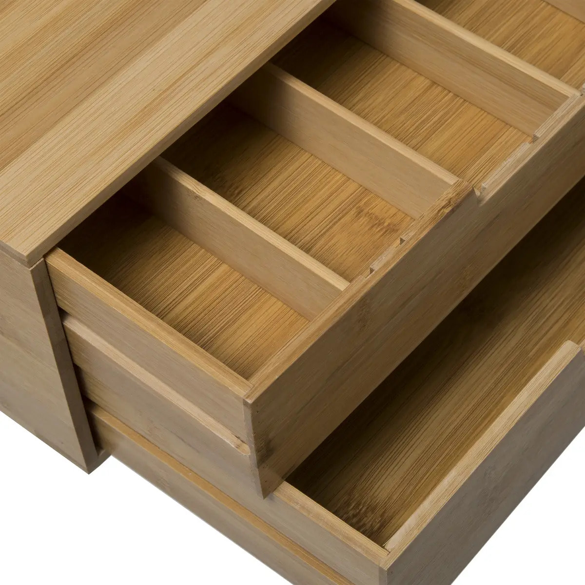 Porte-capsules tiroir bambou