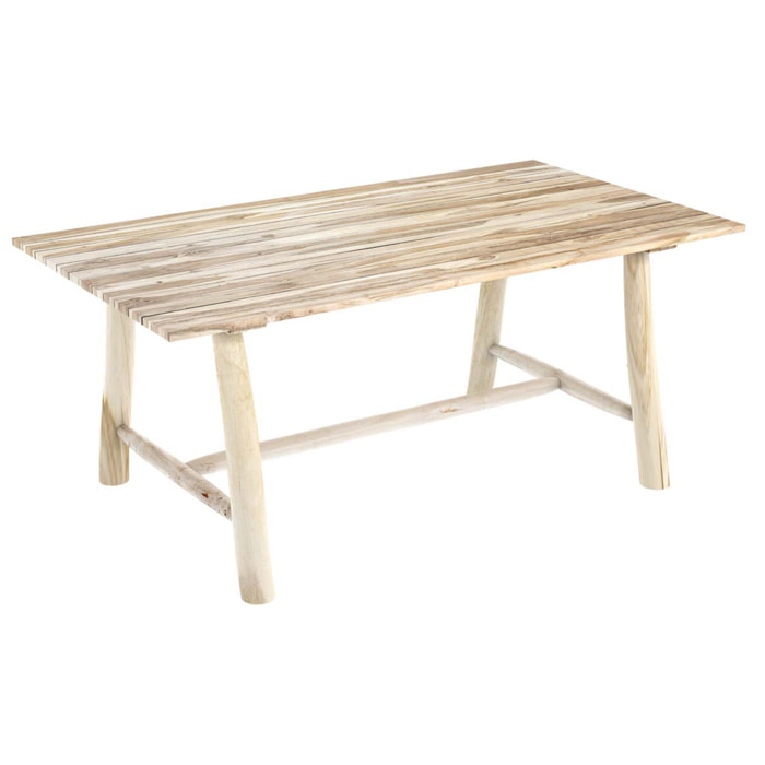 Table de jardin Morillo 220 cm en branche de teck