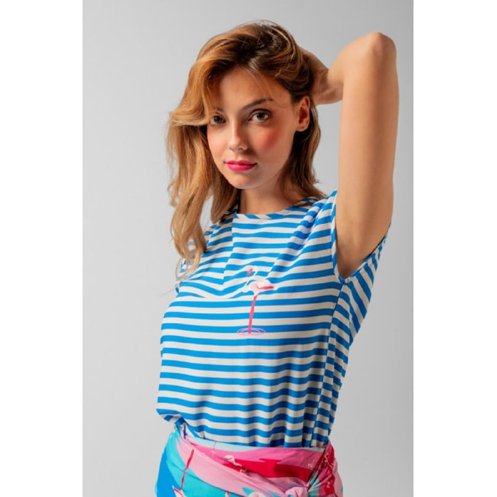 Blusa tirante ancho - Volando voy, volando vengo Lolina Talla XS
