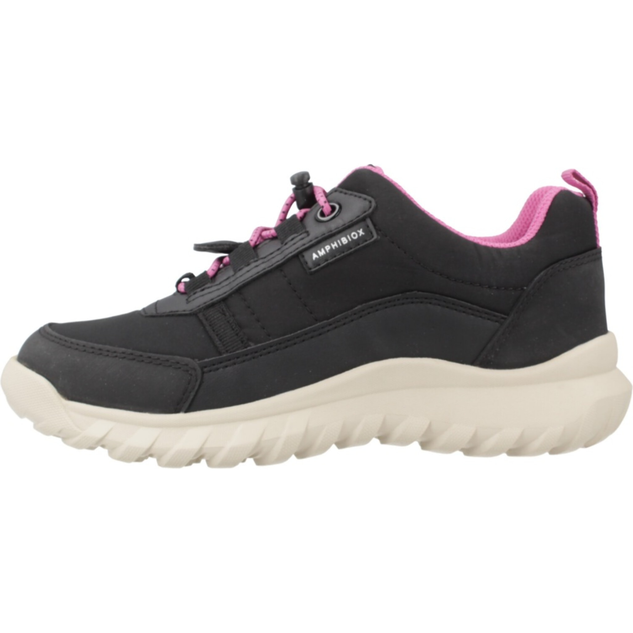 Zapatillas Niña de la marca GEOX  modelo J SIMBYOS GIRL B ABX NEGRO