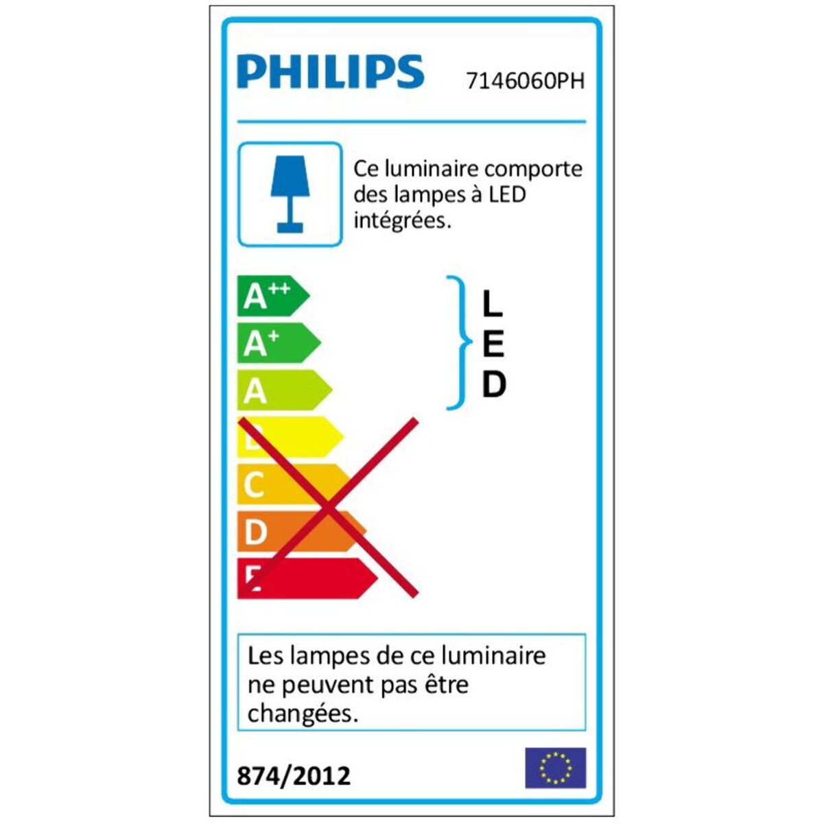 Lampe connectée PHILIPS HUE W&C Go