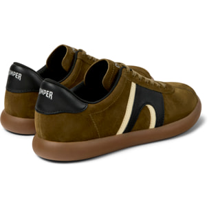 Zapatillas - CAMPER Pelotas Soller - Verde - Cuero nobuk