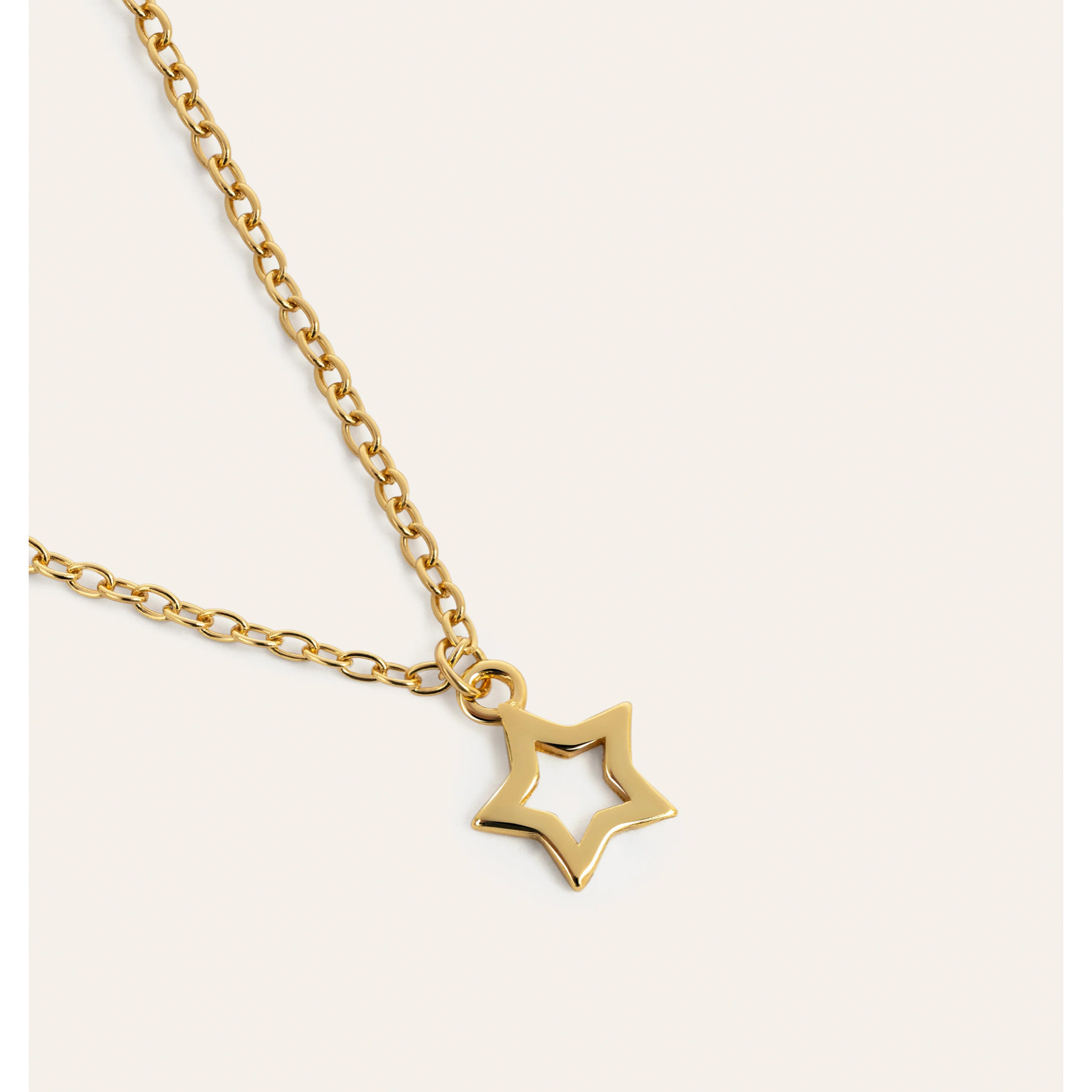 Collar You're a Star Plata Baño Oro