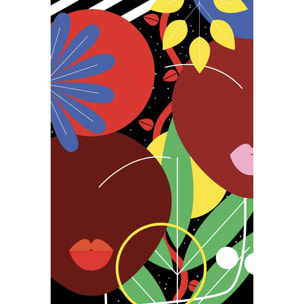 Tableau collage french kiss Tableau alu Dibond