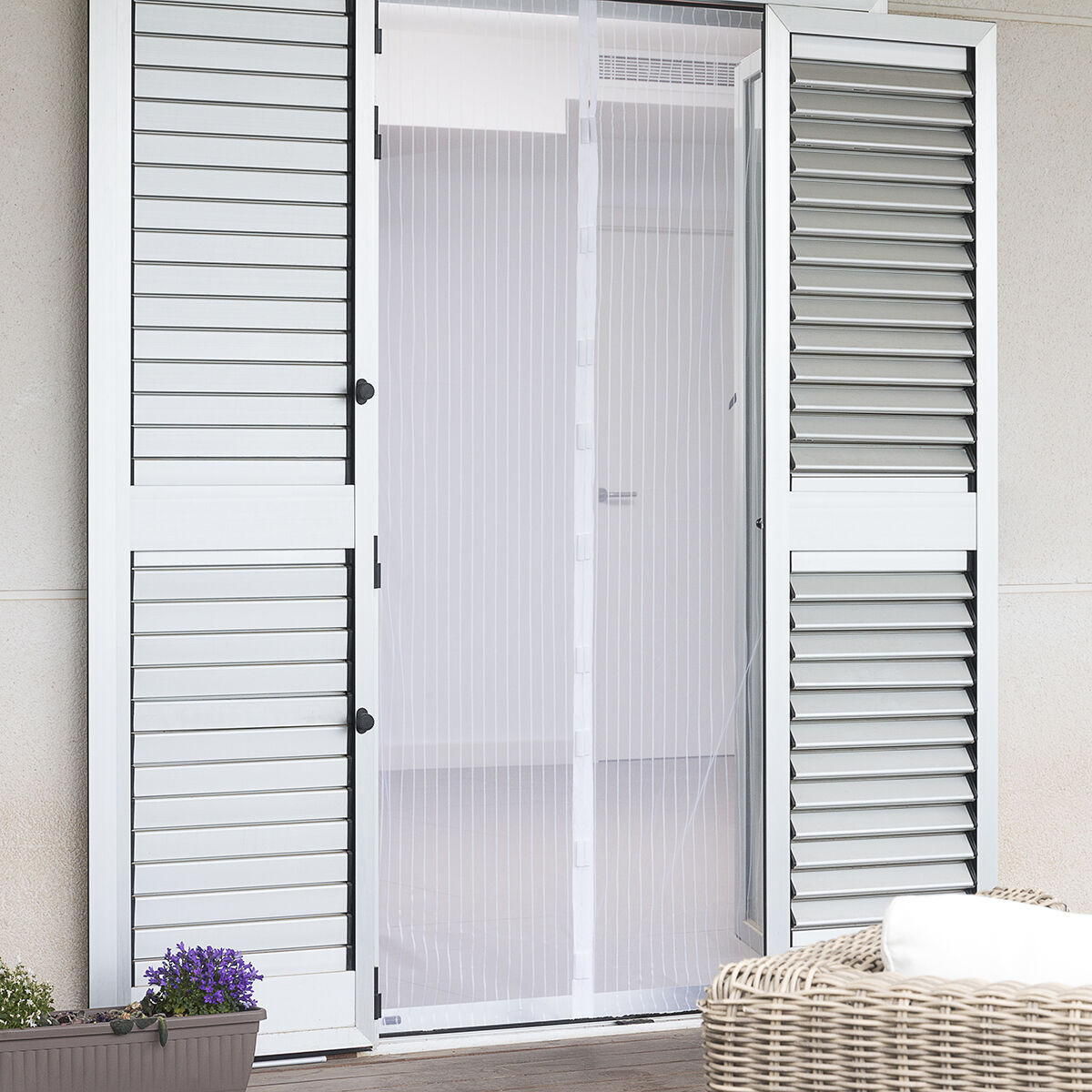 Cortina Mosquitera InnovaGoods - Blanco