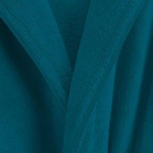 Peignoir enfant enfant coton mélangé 300 g/m² uni bleu Teddy canard