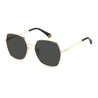 Polaroid - lunettes de soleil pour femme - doré - indice solaire: cat. 3