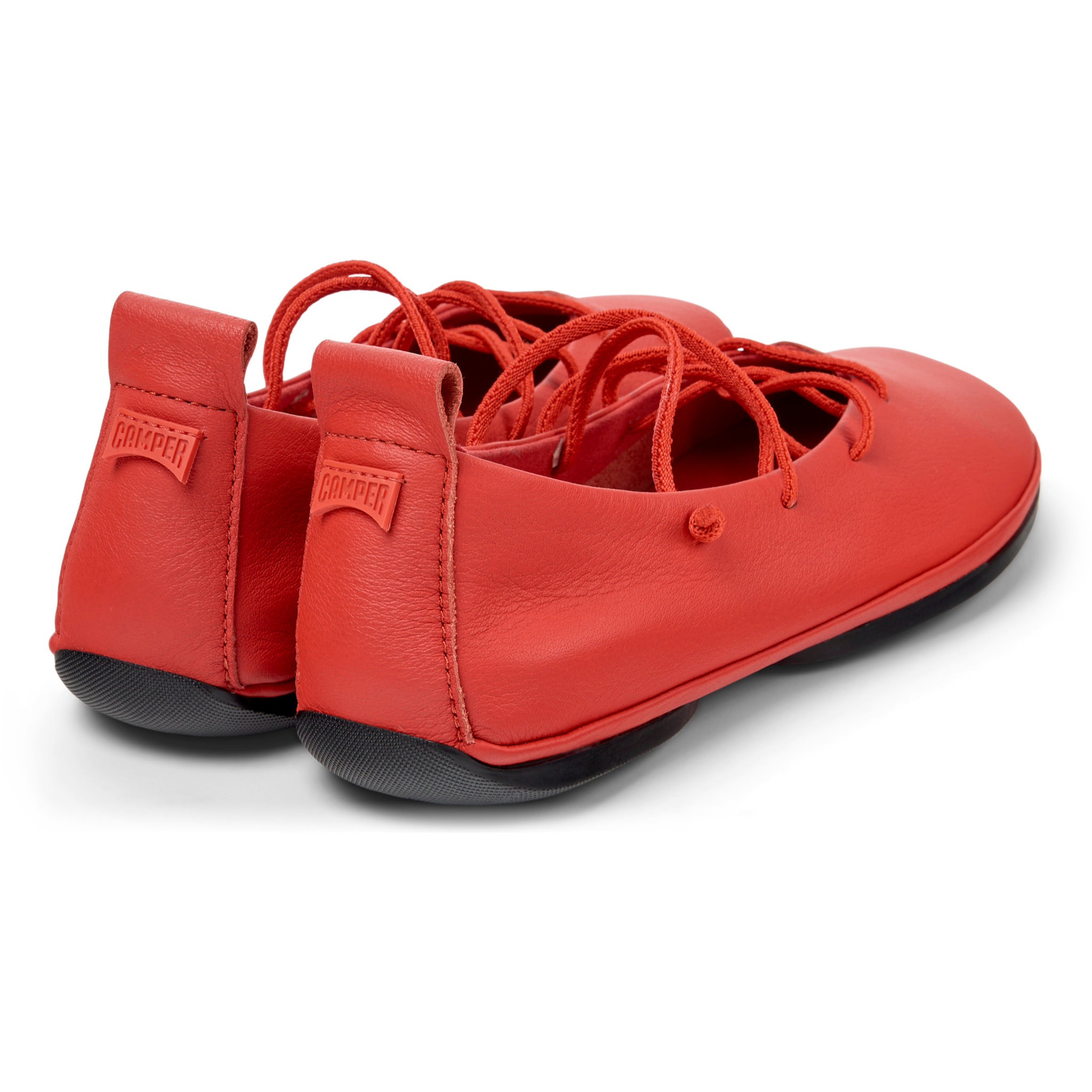 Ballerine - CAMPER Right Nina - Rosso - Pelle liscia
