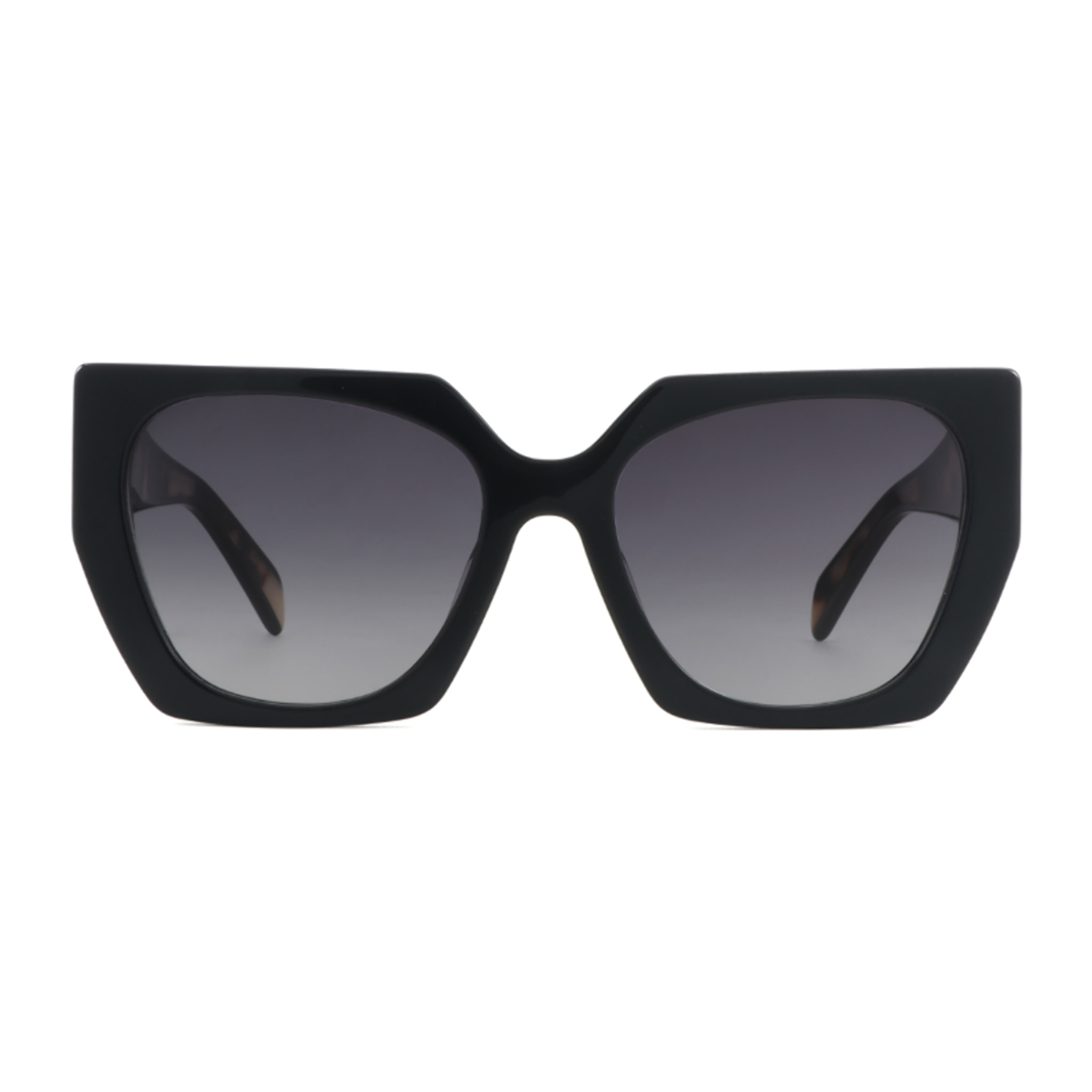 Gafas de sol LENOIR BREST - Negro brillante / Gris degradado
